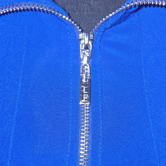 Joseph Ribkoff Cobalt Blue Long Sleeve Dress - Picture 4 of 8